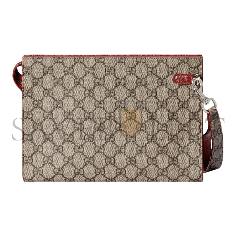 GUCCI BI-COLOR SMALL POUCH 768255 (26*18*6cm)